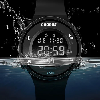 2022 Homens Novos Eletrônicos do Relógio Marca de Luxo Esportes LED Relógio Digital Masculino Impermeável de Alta Qualidade Relógio de Pulso orologio uomo