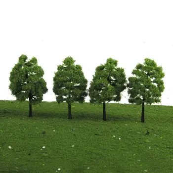 20pcs 1:100 Modelo de Árvores de Trem Cenário da Arquitetura da Planta Árvores Falsas Para DIY Artesanato a Construção de modelos de Paisagem Paisagem
