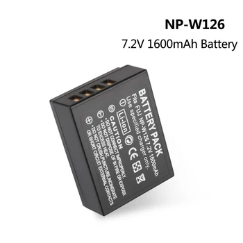 7.2 V 1600mah NP-W126 NP W126 de Bateria para Câmera Digital para Fuji Fujifilm X-T2 X-A3 XT2 XA3 X-T20 XT20 X100F NP-W126S Células de Lítio