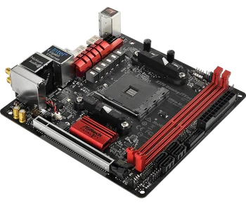 AM4 placa-Mãe ASRock X370 Jogos-ITX/ac AMD X370 placa-Mãe AMD Ryzen/7ª Geração Série-A cpu 2×DDR4 32GB PCI-E 3.0 de M. 2 portas SATA III