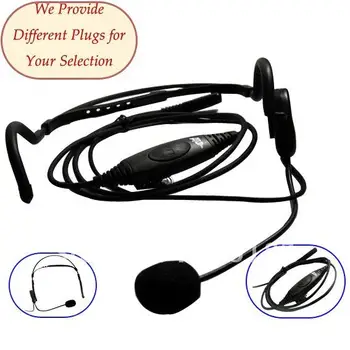 Boa Qualidade Profissional VOX Meio-Dever-se Atrás da Cabeça Fone de ouvido com Microfone Boom (tomadas Diferentes para a Seleção)