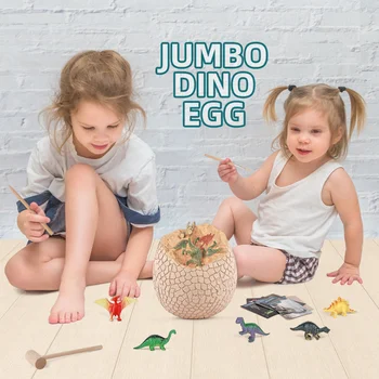 Brinquedo Educativo Gigante Ovo De Dinossauro Escavação Arqueológica Conjunto Dom Para Melhorar A Habilidade Prática Do Bebê