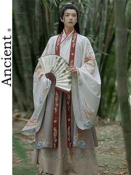 Estilo Chinês Tradicional Hanfu Dinastia Tang Dança Folclórica Trajes Moda Retrô Espadachim De Fusão Hanbok Cosplay Da Personalidade Do Homem