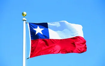 Frete grátis 90*150cm de Suspensão Bandeira Nacional do Chile
