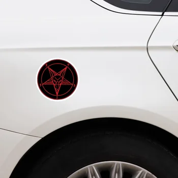 Fuzhen Boutique Decalques Acessórios do Exterior Satanás, Diabo, Demônio do Mal Inferno Etiqueta do Carro Engraçado Decalque de PVC