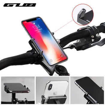 GUB Liga de Alumínio de Bicicleta do Telefone Móvel antiderrapante Moto de Telefone do Suporte Universal de Moto Suporte Móvel Acessórios da Bicicleta