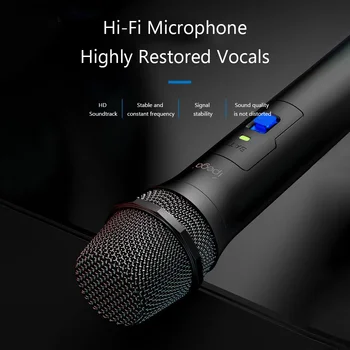IPega PG-9207 Jogo de Karaoke Microfone sem Fio de alto-Falante Estéreo Microfone para PS4/PS3/Xboxone/Wii U Host Console Acessórios