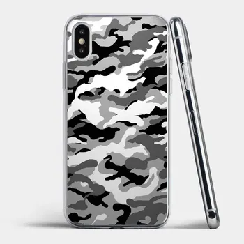 Militar Camo Camuflagem Estilo Para Samsung Galaxy Nota 10 Plus 3 4 5 6 8 9 A3 A5 A7 2016 2017 Transparente Macio Casos De Cobre