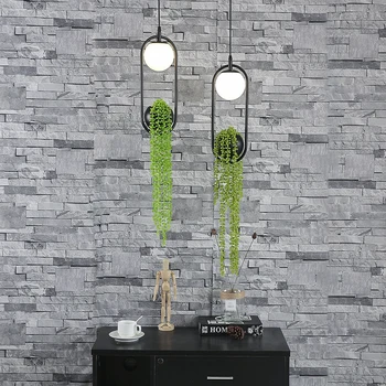 Nordic DIY Led Planta Luzes Pingente Flor Pote Hanging Lamp Sala de estar, Sala de Jantar Restaurante de Decoração de Casa de dispositivos Elétricos de Iluminação