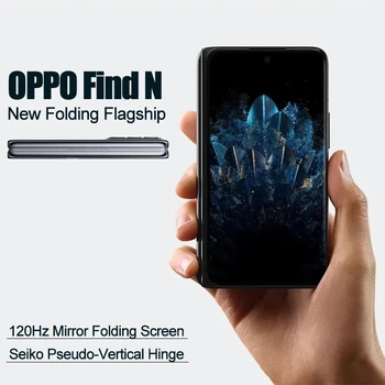 OPPO Encontrar N 5G SmartPhone 7.1 polegadas AMOLED Dobrado Tela Snapdragon 888 Octa Core 33W SuperFlash de Carga NFC
