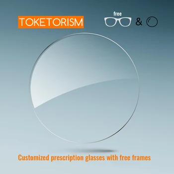 Toketorism Anti luz azul lentes de Resina Asférica de Óculos de Prescrição de Lentes Computador óculos