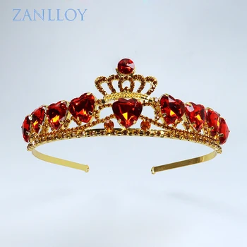 ZANLLOY Meninas Partido Coroa de Princesa do Baile Tiara de Jóias e Acessórios para o Cabelo Coroa Nupcial do Casamento de Aniversário, Presente da Jóia